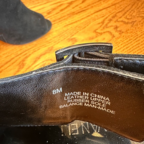 Vaneli Black Suede Booties - Picture 6 of 8